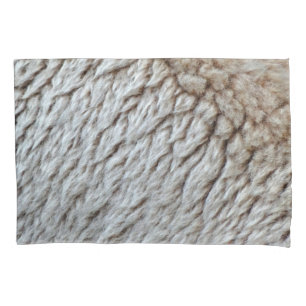Sheep's Wool Abstract Nature Photo Pillowcase