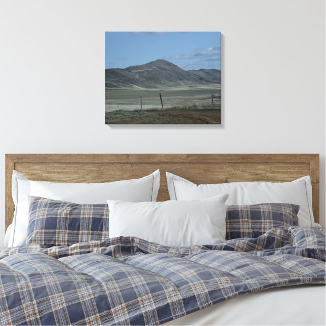 Sheepy Ridge 1 Canvas Print (Insitu(Bedroom))
