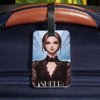 Sheer . Animated Character Design Luggage Tag