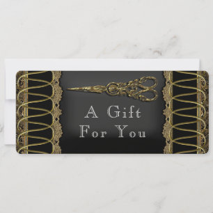 Sheer Hazelhurst Scissor Salon Gift Certificate Announcement