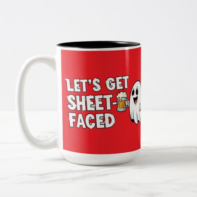 Sheet-Faced Tee Two-Tone Coffee Mug (Left)