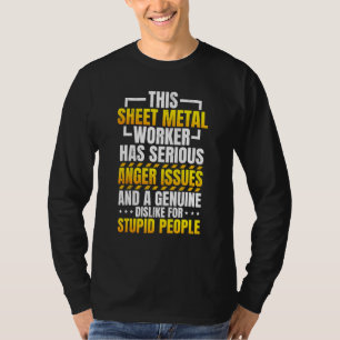 Sheet Metal Worker Blacksmith Metalworking Smith T-Shirt