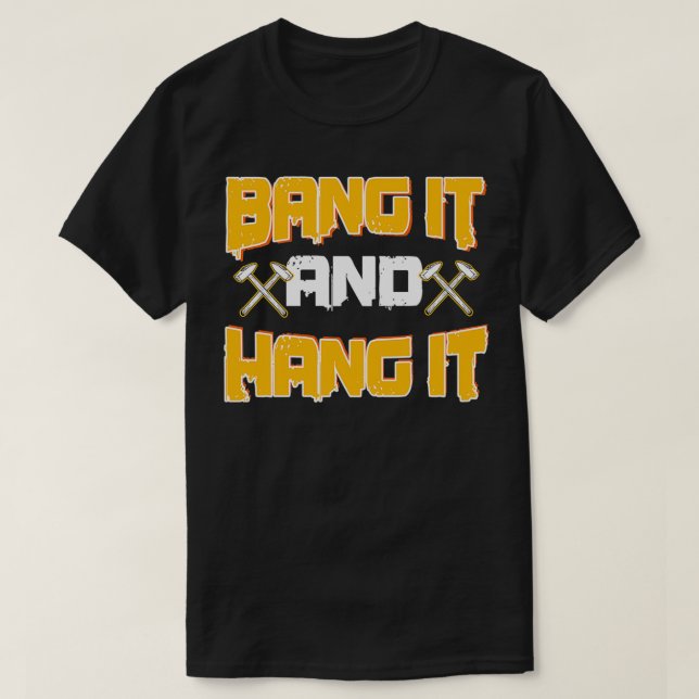 Sheet Metal Worker Gifts Design On Back Of  Pullov T-Shirt (Design Front)