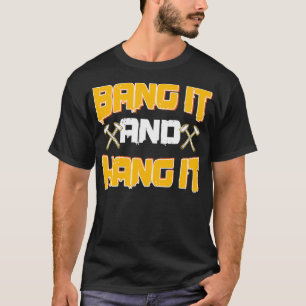 Sheet Metal Worker Gifts Design On Back Of  Pullov T-Shirt