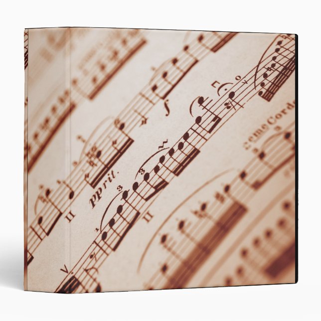 Sheet Music 5 Binder (Front/Spine)