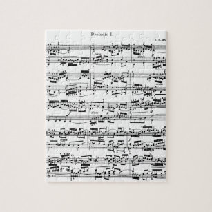 Sheet Music by Bach Jigsaw Puzzle