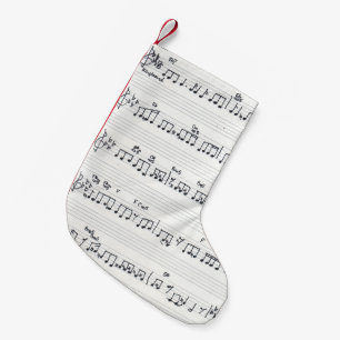 Sheet music Christmas stocking