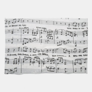 Sheet Music Kitchen Towel