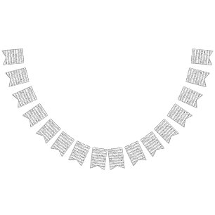 Sheet Music Notes         Bunting Flags