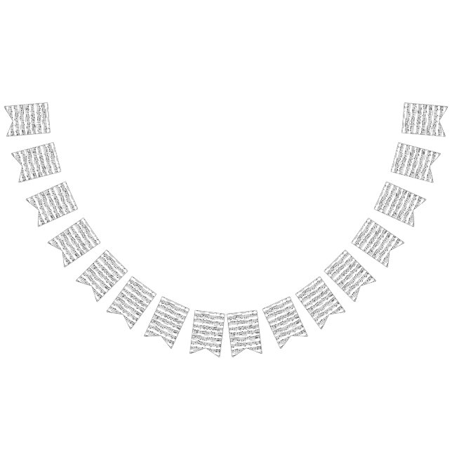 Sheet Music Notes         Bunting Flags (All)