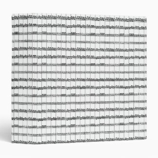Sheet Music Notes Notebook Binder