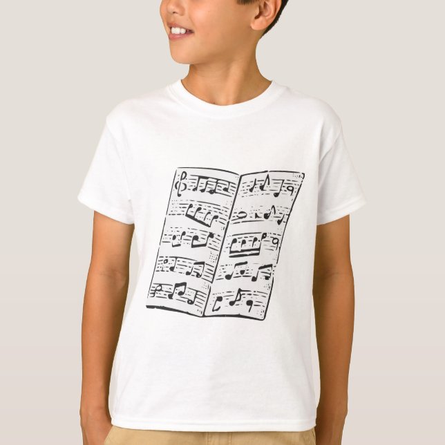 Sheet Music T-Shirt (Front)