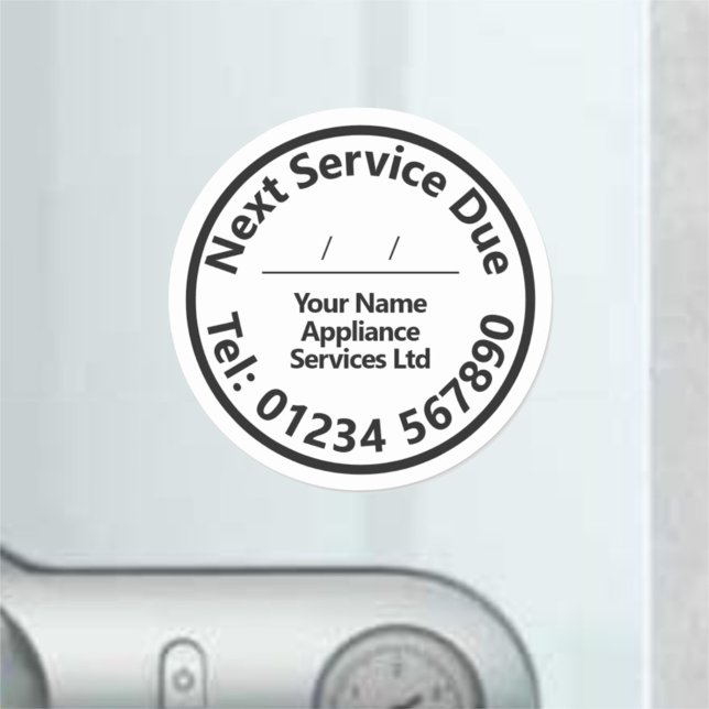Sheet of Domestic Appliance Service Stickers (Creator Uploaded)