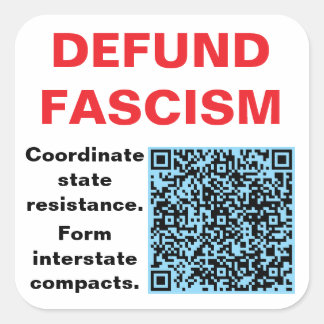 Sheet of six 3 inch, square stickers. square sticker