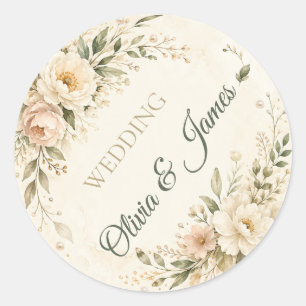 Sheet:Personalized Wedding Envelope Seals for Her