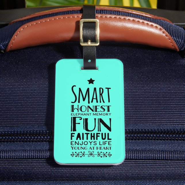 Sheffey Acronym  Luggage Tag (Front Insitu 2)