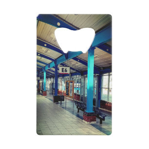Sheffield bus station credit card bottle opener