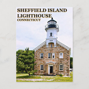 Sheffield Island Lighthouse, Connecticut Postcard