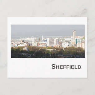 Sheffield Landscape picture Postcard