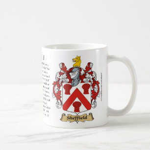 Sheffield, the Origin, the Meaning and the Crest Coffee Mug