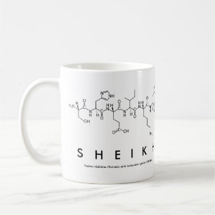 Sheikh peptide name mug