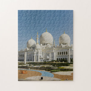 Sheikh Zayed Grand Mosque,Abu Dhabi Jigsaw Puzzle