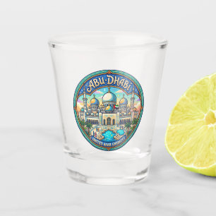 Sheikh Zayed Grand Mosque United Arab Emirates Shot Glass