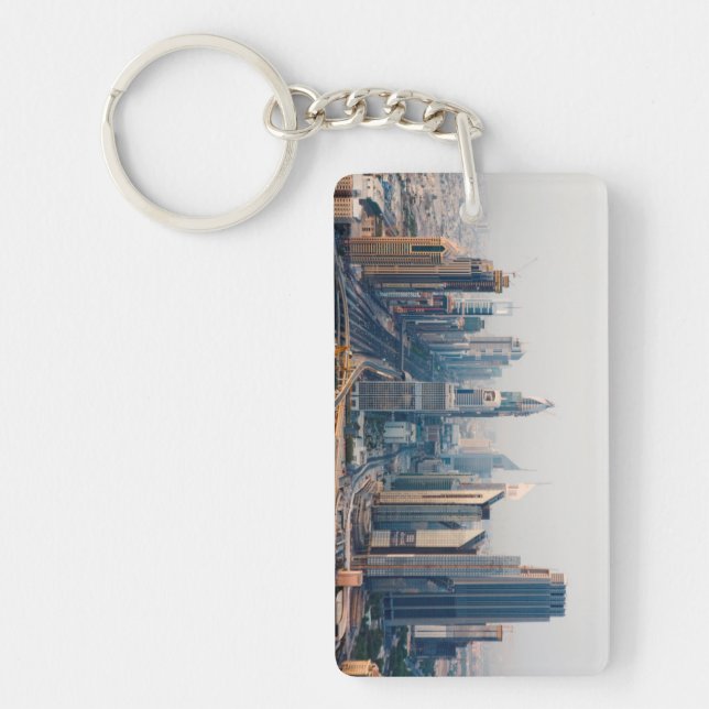 Sheikh Zayed Road Keychain (Front)