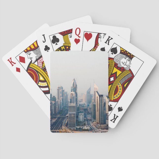 Sheikh Zayed Road Playing Cards (Back)