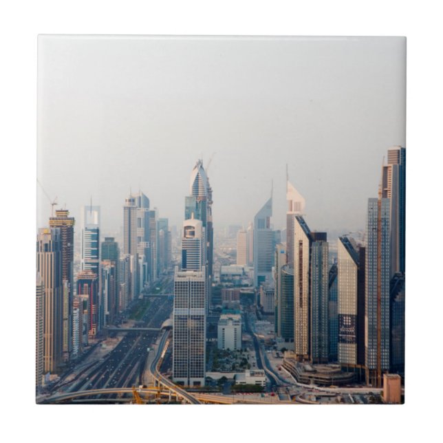 Sheikh Zayed Road Tile (Front)