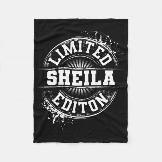 Sheila Limited Edition Funny Personalized Name Gif Fleece Blanket