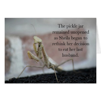 Sheila the Man-Eater Card