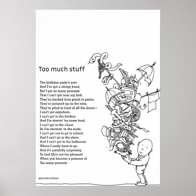 "Shel Silverstein Poems Poster: Inspire  Poster (Front)