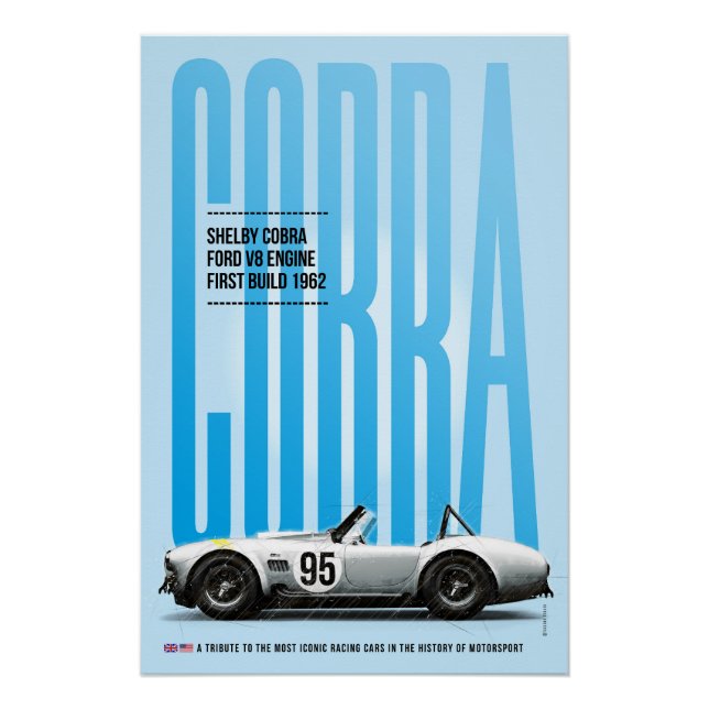 Shelby Cobra Tribute Poster (Front)