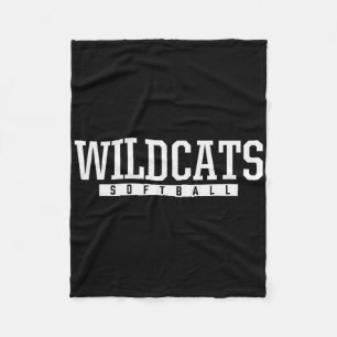Shelby County Wildcats Softll Hs Fleece Blanket