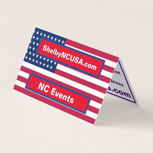 Shelby Folded Business Card (Front)