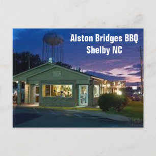Shelby NC North Carolina Postcard Alston Bridges