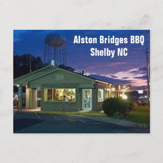 Shelby NC North Carolina Postcard Alston Bridges