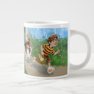 Sheldon and Davie Adventure Large Coffee Mug