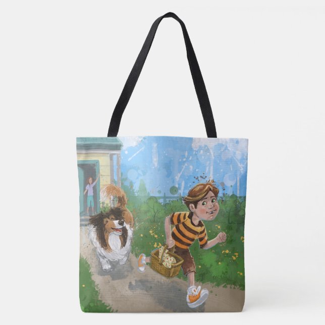 Sheldon and Davie Adventure Tote Bag (Front)