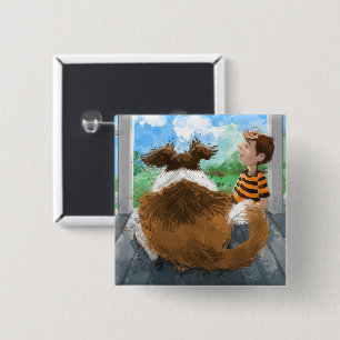 Sheldon and Davie Relaxing 2 Inch Square Button