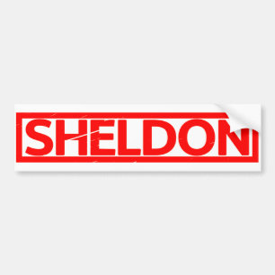 Sheldon Stamp Bumper Sticker