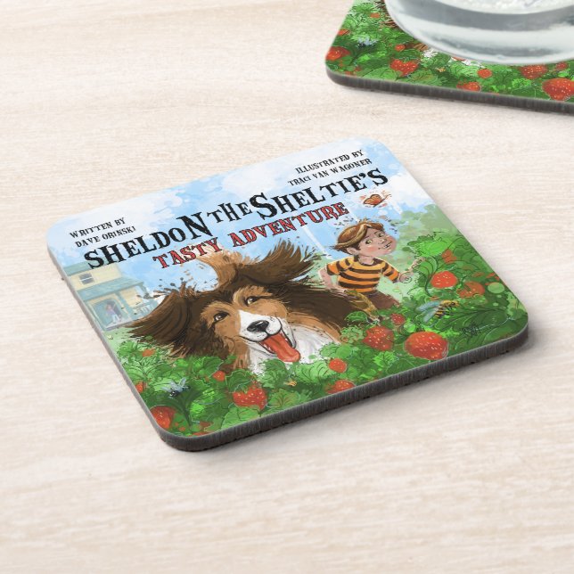 Sheldon the Sheltie Coaster (Left Side)