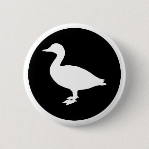 Sheldrake Duck 2 Inch Round Button