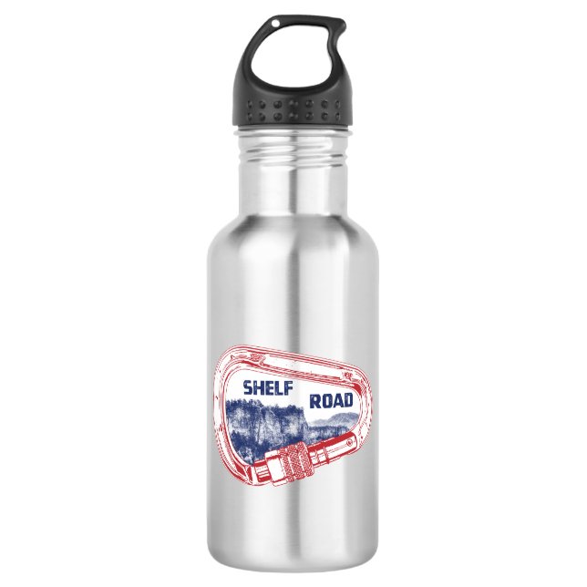 Shelf Road Climbing Carabiner 532 Ml Water Bottle (Front)