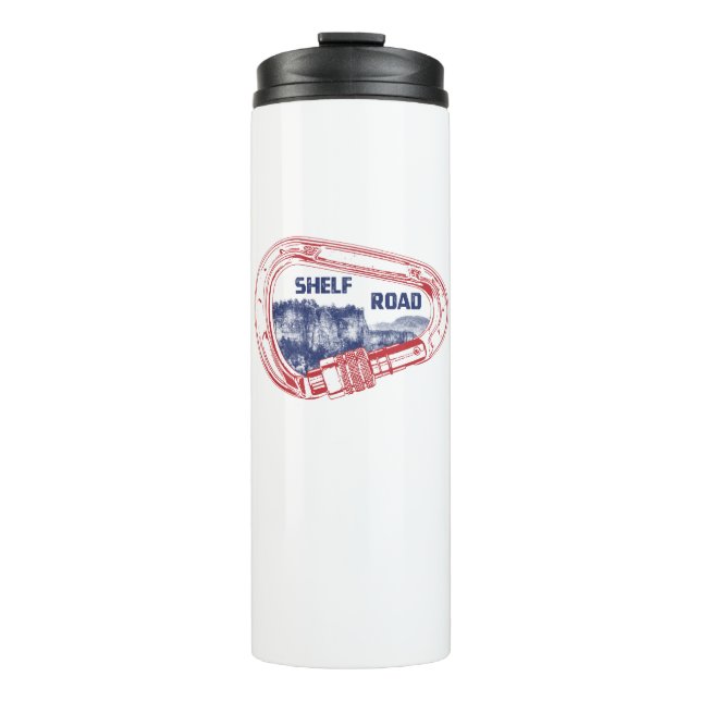 Shelf Road Climbing Carabiner Thermal Tumbler (Front)