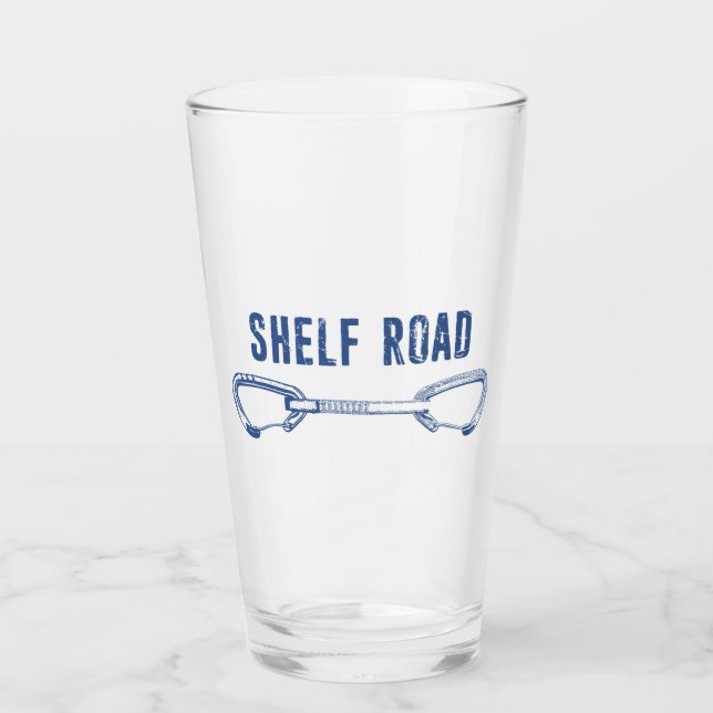 Shelf Road Climbing Quickdraw Glass (Front)