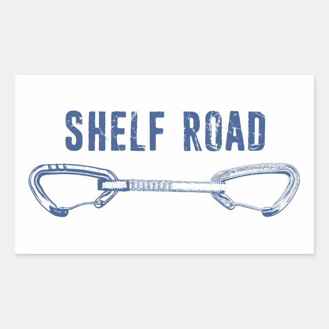 Shelf Road Climbing Quickdraw Sticker (Front)