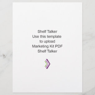Shelf Talker Marketing Kit Template