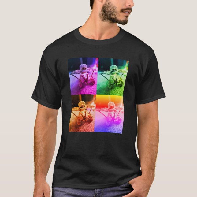 Shell Art Airplane T-Shirt (Front)